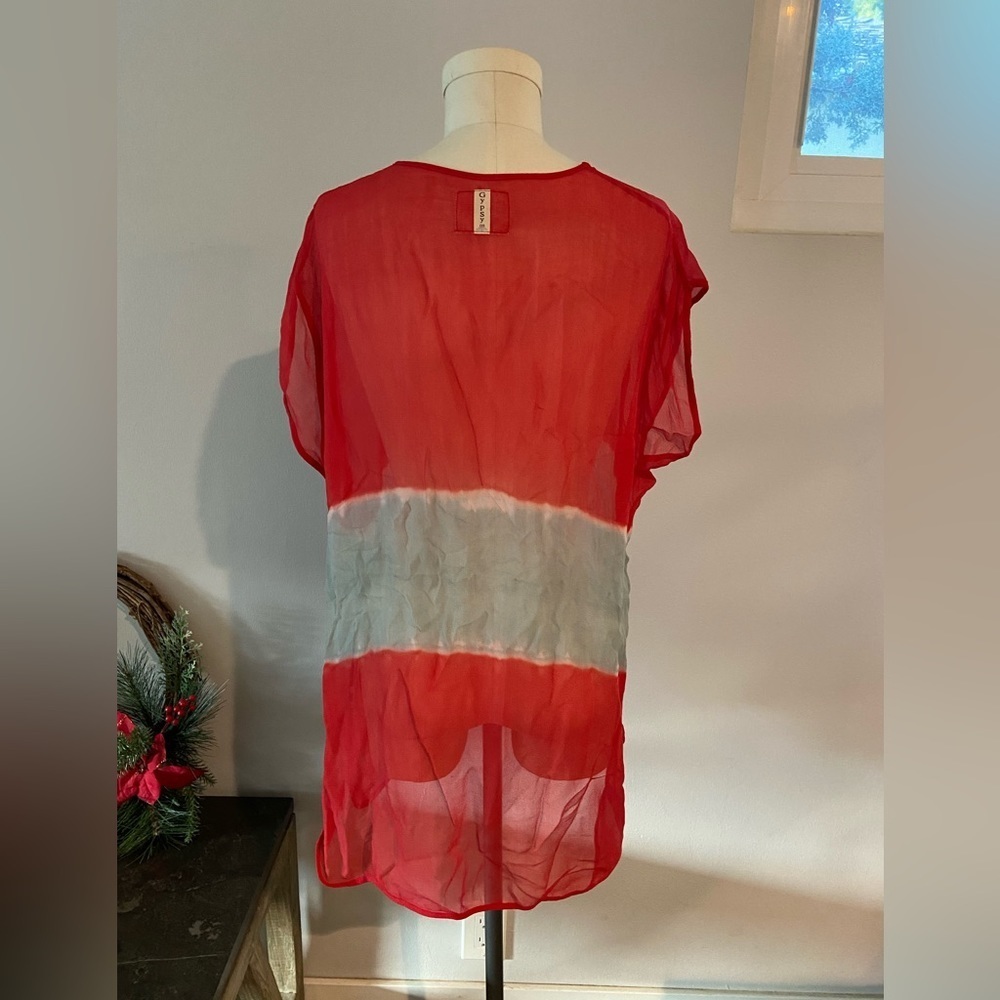 Sheer cute cover up or top - Picture 2 of 2